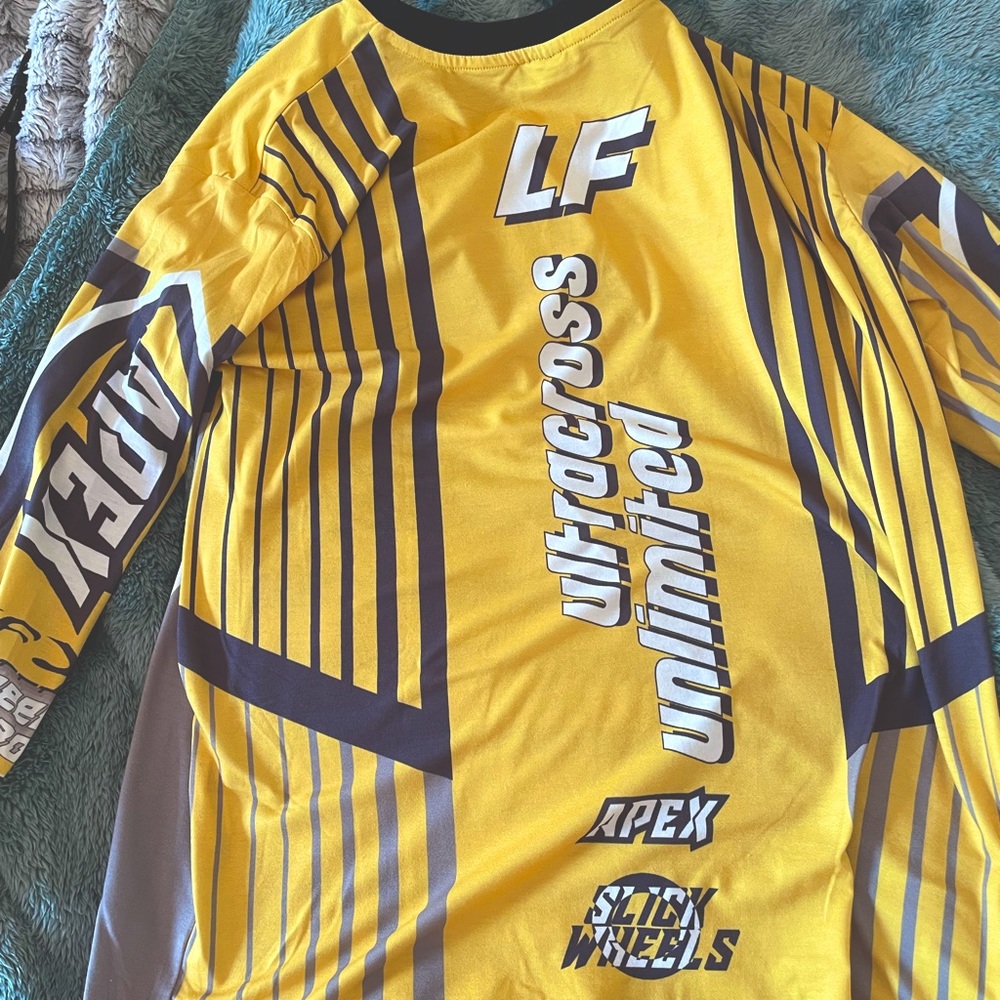 Yellow long sleeve shirt by LF the brand size M